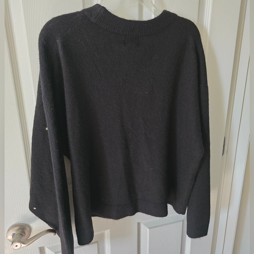 BNWT Black Embellished Crewneck Women's Sweater - Picture 4 of 6